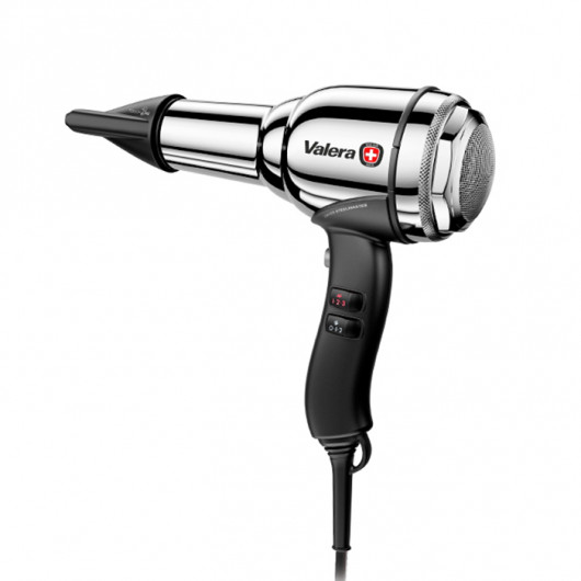 VALERA SWISS STEEL-MASTER LIGHT CHROME LIGHT PROFESSIONAL STEEL HAIRDRYER WITH IONS GENERATOR