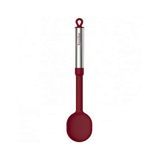 Terraillon GR13859 Κουτάλα με Εργονομική λαβή Inox/Κόκκινο Premium Spoon