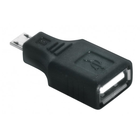 ADAPTOR USB Α (F) TO MICRO USB(M)   Adaptor USB Α 2.0 θηλυκό σε micro usb αρσενικό.