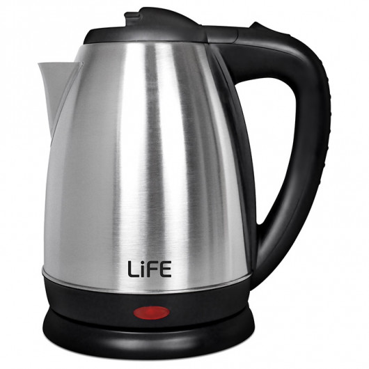 LIFE AQUA 1.8L STAINLESS STEEL ELECTRIC KETTLE, 2200W