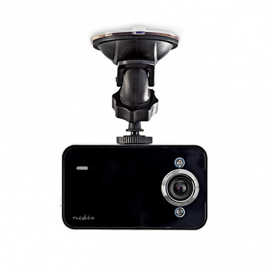 NEDIS DCAM06BK Dash Cam 720p@30fps 3.0 MPixel 2.4" LCD Motion detection Black