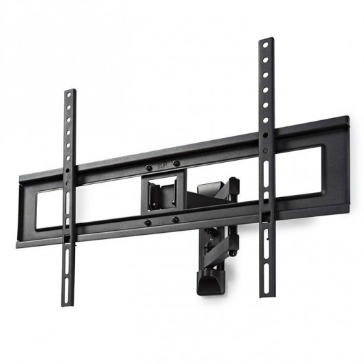 NEDIS TVWM1550BK Full Motion TV Wall Mount, 37-70", Max 35 kg, 3 Pivot Points