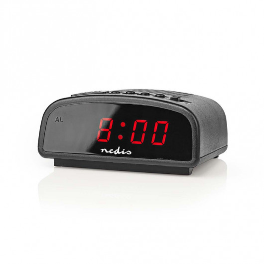 NEDIS CLDK008BK Digital Alarm Clock 0.6" LED Snooze