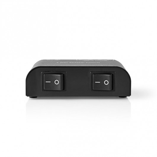 NEDIS ASWI2602BK Speaker Control Box 2-Way Terminal Clamp Black