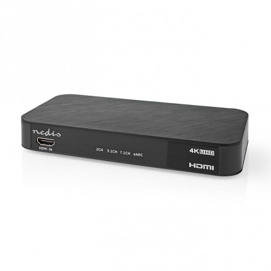 NEDIS ACON3445AT DIGITAL AUDIO CONVERTER 2-WAY INPUT: DC POWER/IN:1xHDMI - OUT: 1x 3.5mm/1x TOSLINK