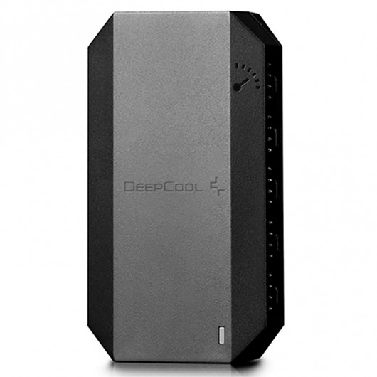 DEEPCOOL FH-10 Hub σύνδεσης έως και 10 ανεμιστήρων 3-pin/4-pin, με λειτουργία PWM fan speed control, σε μαύρο χρώμα