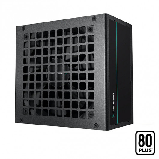 DEEPCOOL PF500 Τροφοδοτικό Η/Υ 500W με πιστοποίηση 80 Plus και ενεργό PFC, σε μαύρο χρώμα