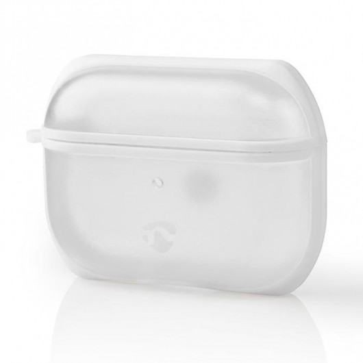 NEDIS APPROCE100TPWT Προστατευτική θήκη για Apple Airpods Pro, σε διαφανές/λευκό χρώμα