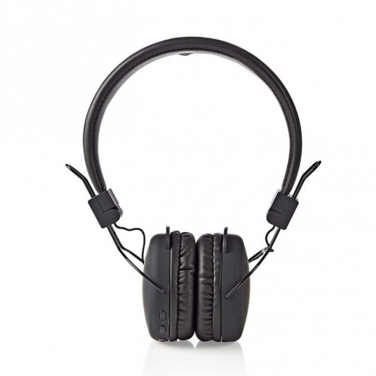 NEDIS HPBT1100BK Ασύρματα ακουστικά με σύνδεση Bluetooth, σε μαύρο χρώμα