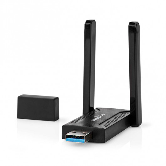 NEDIS WSNWA1210BK Wireless AC1200 High-Gain USB Adapter