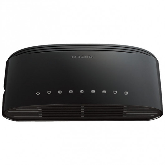 D-LINK DES-1008D 8-Port Fast Ethernet 10/100 Unmanaged Desktop Switch