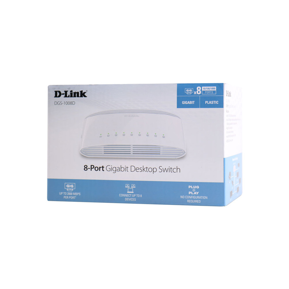 Switch D-Link DES-1008D 1 Gbps