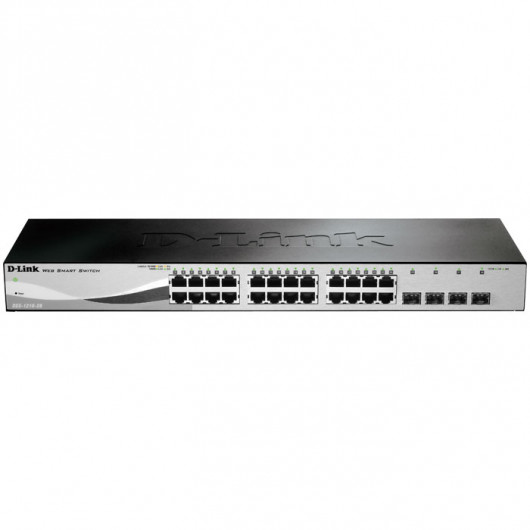 D-LINK DGS-1210-28 28-Port Gigabit +4 SFP Smart Managed Desktop Rackmount Switch