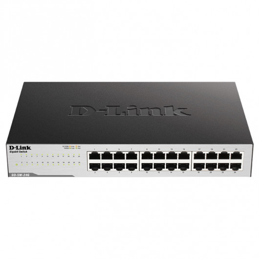 D-LINK GO-SW-24G 24-Port Gigabit Desktop Easy Switch 10/100/1000