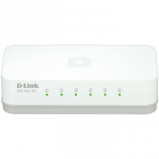 D-LINK GO-SW-5E 5-Port Fast Ethernet Easy Desktop Switch 10/100