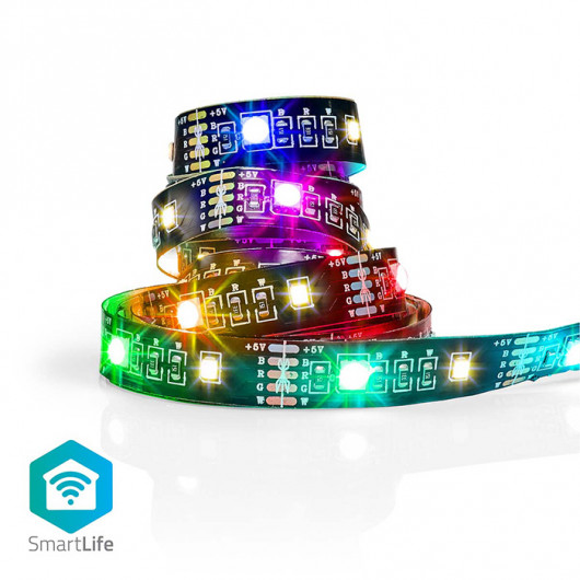 NEDIS BTLS20RGBW Bluetooth smart ταινία φωτισμού LED RGB με τροφοδοσία μέσω USB,για την τηλεόραση και άλλες εφαρμογές