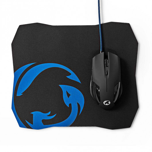 NEDIS GMMP110BK Gaming σετ με ενσύρματο ποντίκι και mousepad