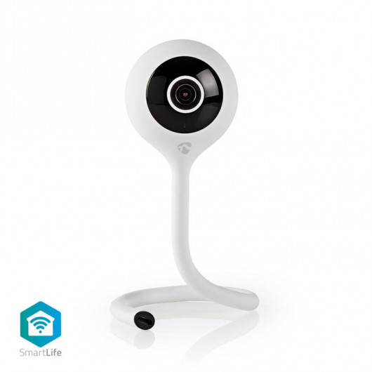 NEDIS WIFICI11CWT WiFi Smart IP camera Full HD 1080p, με αισθητήρα θερμοκρασίας & υγρασίας