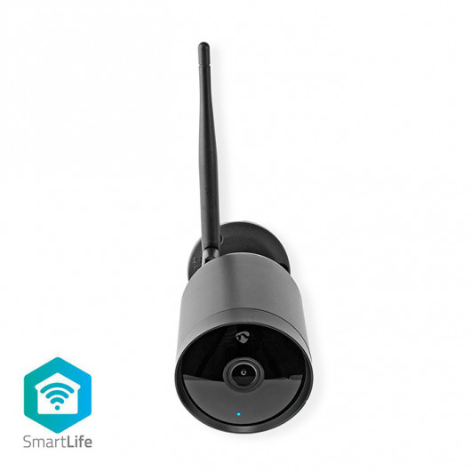 NEDIS WIFICO40CBK WiFi Smart IP κάμερα Full HD 1080p, για εξωτερικούς χώρους, με αδιάβροχο μεταλλικό περίβλημα και υπέ