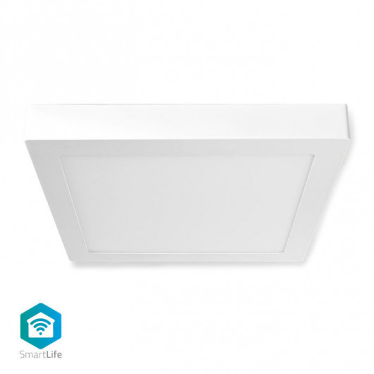 NEDIS WIFILAC30WT Wi-Fi έξυπνο φωτιστικό οροφής LED, διαστάσεων 30 x 30 cm, 18W, 1200lm