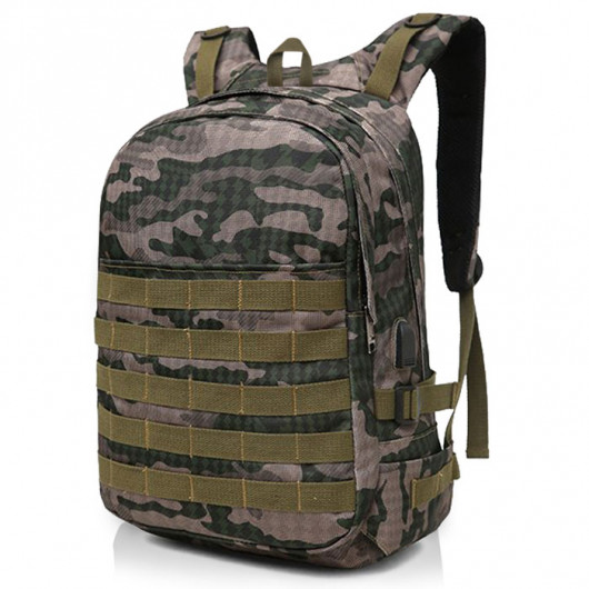 NOD Camo Camo Σακίδιο πλάτης για laptop έως 15,6",  με ενσωματωμένη θύρα USB