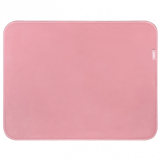 NOD FRESH PINK Δερμάτινο mousepad σε ροζ χρώμα, 350x270x3mm