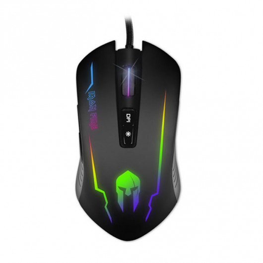 NOD IRON FIRE Ενσύρματο RGB Gaming mouse, με ανάλυση έως 3200DPI