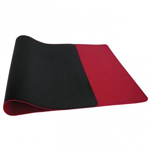 NOD STATUS XL BLACK-RED XL Δερμάτινο mousepad διπλής όψης μαύρο-κόκκινο, 800x345x18mm