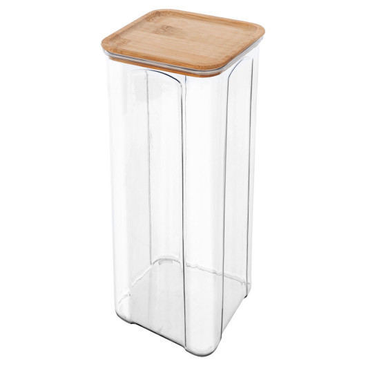 ESTIA ΔΟΧΕΙΟ ΑΠΟΘΗΚΕΥΣΗΣ ΠΛΑΣΤΙΚΟ 1700ml ΜΕ ΚΑΠΑΚΙ BAMBOO