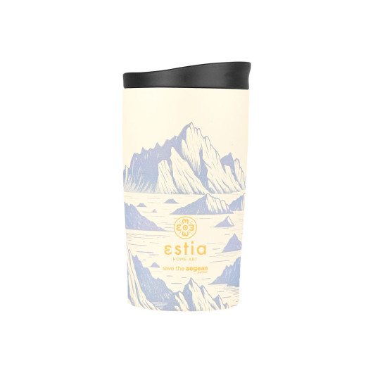 ESTIA ΘΕΡΜΟΣ TRAVEL MUG SAVE THE AEGEAN 350ml ALPINE ESSENCE