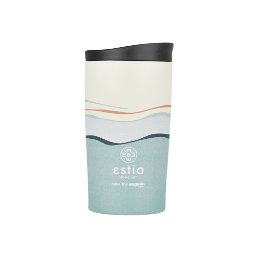 ESTIA ΘΕΡΜΟΣ TRAVEL MUG SAVE THE AEGEAN 350ml ECOZEN HORIZON