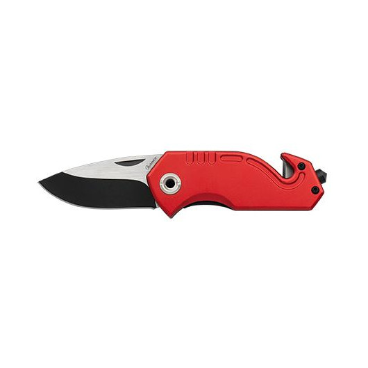 ΣΟΥΓΙΑΣ Albainox black penknife. Drilled screw, 5.70cm, Red, 18853