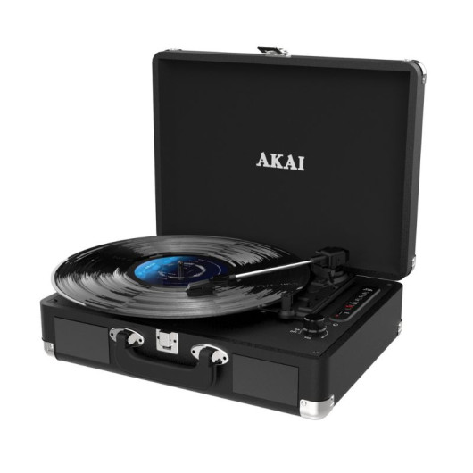 Akai ATT-18BT Πικάπ βαλίτσα με Bluetooth In/Out, εγγραφή και αναπαραγωγή από USB, Aux-In, 