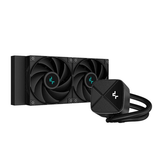 DEEPCOOL LS520S ZERO DARK Ολοκληρωμένο σύστημα υδρόψυξης 240mm για επεξεργαστές Intel