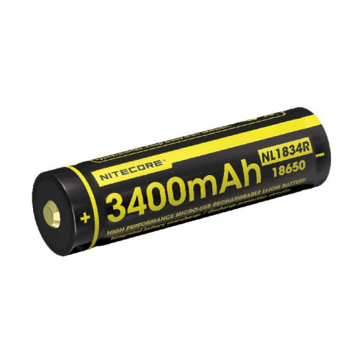 ΜΠΑΤΑΡΙΑ NITECORE 18650 / 3400mAh/Micro USB