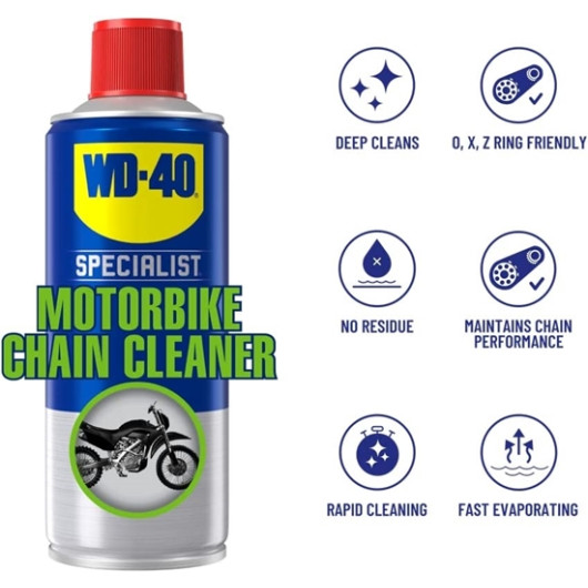 WD40 Specialist Motorbike Chain Cleaner 400ml καθαριστικό αλυσίδας