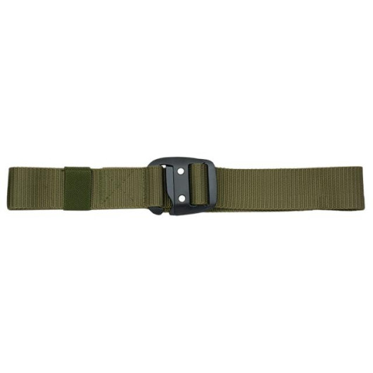 Ζώνη επιχειρησιακή Barbaric belt.Simple buckle, 135 c, GREEN