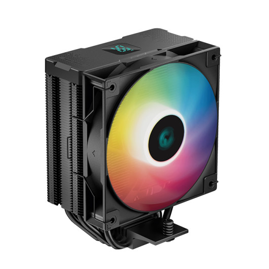 DEEPCOOL AG400 DIGITAL RGBSingle-Tower ARGB CPU cooler with a temperature display.