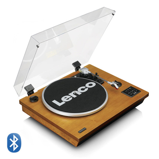 LENCO LS-55WATurntable with 2 built-in speakers, Bluetooth and USB port
