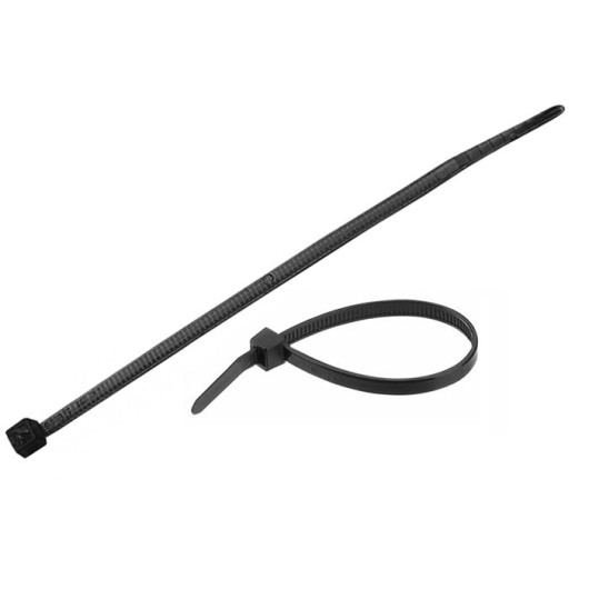 GOOBAY 17071Cable Tie, UV- and weather resistant nylon with 3.5mm wide and 200mm long, black.
