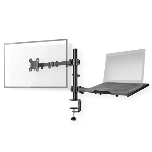 NEDIS MMSISNB110BKDesk monitor mount for notebook and 1 screen 15 - 32".