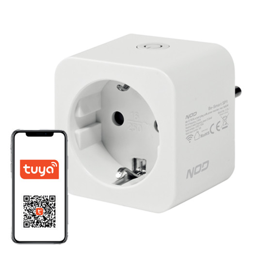 NOD BE-SMART SP1Wi-Fi TUYA smart plug with power monitor, 3680W