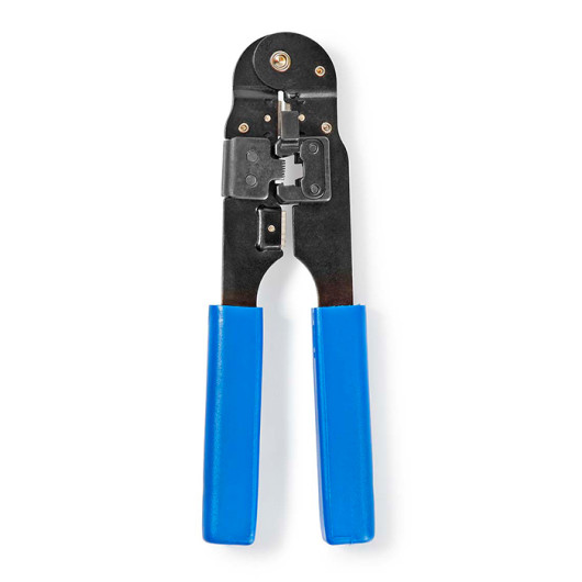 NEDIS CCGB89500BUCrimp pliers for CAT5e / CAT6 / CAT6a, blue color.