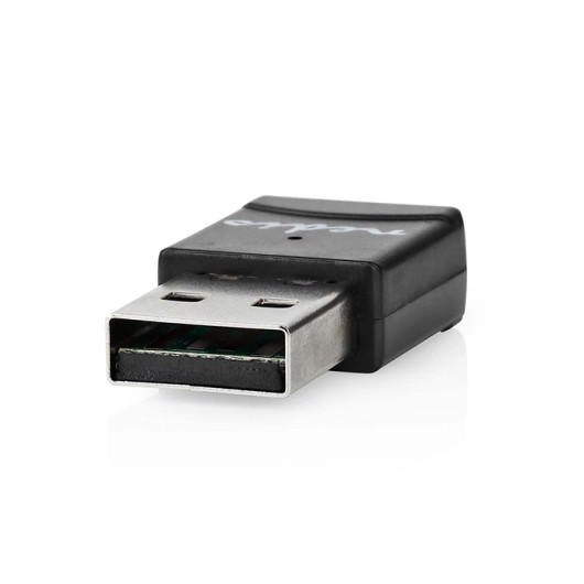 NEDIS WSNWM610BKNetwork Wi-Fi dongle AC600 in 2.4/5 GHz (dual band).