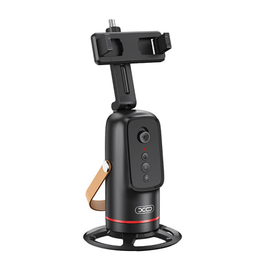 XO SS20Gimbal with a support base, face tracking sensor, and 360° rotation