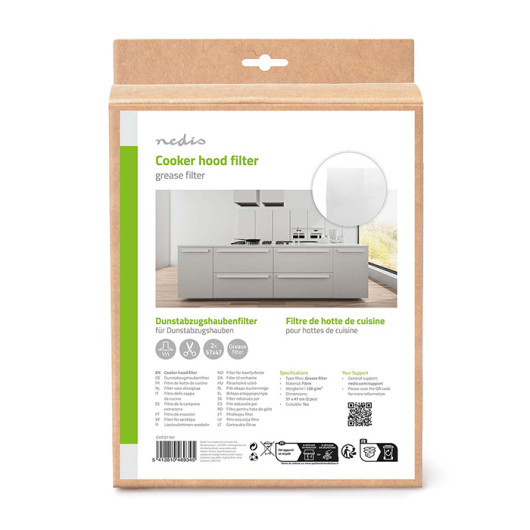 NEDIS CHFI211MICooker hood grease filter 57 x 47cm.