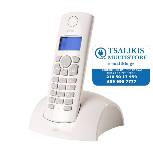 ΛΕΥΚΟ ΑΣΥΡΜΑΤΟ ΤΗΛΕΦΩΝΟ OSIO OSD-8610