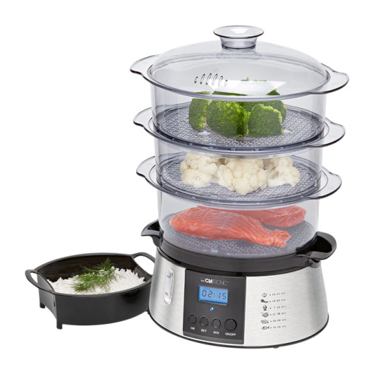 CLATRONIC DG 3547Steamer, stainless steel