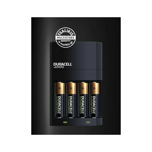 ΦΟΡΤΙΣΤΗΣ DURACELL + ΜΠΑΤΑΡΙΕΣ