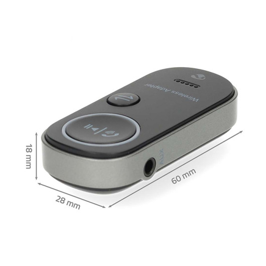 NEDIS BTTC2500BKBluetooth transmitter receiver with input: USB-C female - output: 3.5mm up to 1 device in black color. eshop